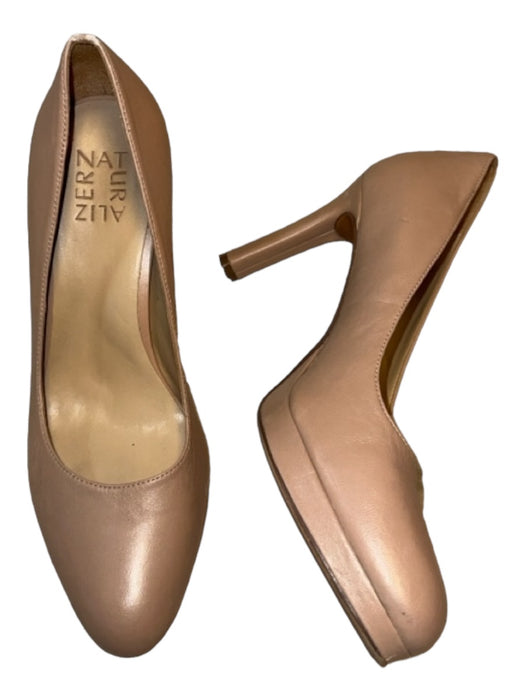 naturalizer Shoe Size 7.5 nude Leather Almond Toe Pumps nude / 7.5