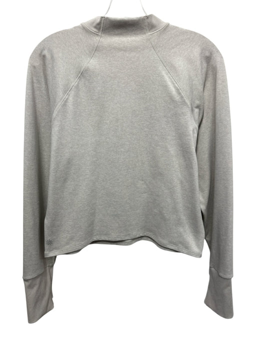 Athleta Size M/XL Taupe Beige Polyester Blend Long Sleeve Heathered Pant Set Taupe Beige / M/XL