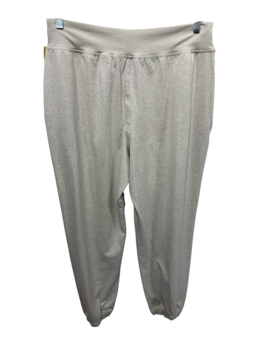 Athleta Size M/XL Taupe Beige Polyester Blend Long Sleeve Heathered Pant Set Taupe Beige / M/XL