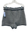 Cinq a Sept Size 8 Blue & White Cotton Blend Long Ruched Sleeve Tweed Short Set Blue & White / 8