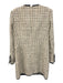 Veronica Beard Size 10 Cream White & Black Cotton & Wool Blend Tweed Dress Cream White & Black / 10