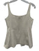 Veronica Beard Size 10 Cream White Cotton Blend Sleeveless Twill Paneled Top Cream White / 10