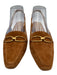 Veronica Beard Shoe Size 7.5 Tan Brown Leather Upper Suede Loafer Slingbacks Tan Brown / 7.5