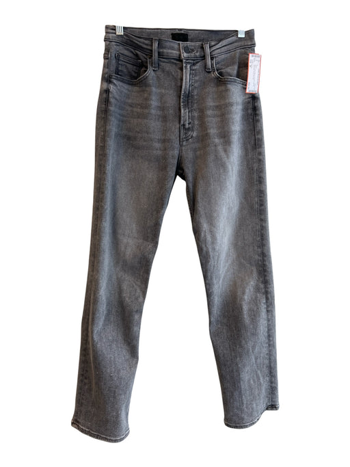 Mother Size 28 Gray Cotton Blend 5 Pocket Zip Fly High Rise Jeans Gray / 28