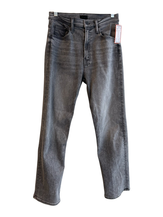 Mother Size 28 Gray Cotton Blend 5 Pocket Zip Fly High Rise Jeans Gray / 28