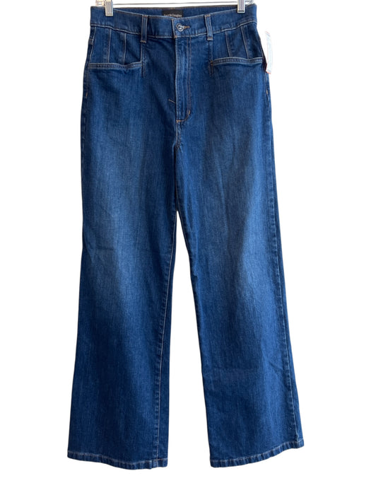 Favorite Daughter Size 28 Med Dark Wash Cotton Blend Super High Rise Jeans Med Dark Wash / 28
