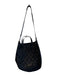 Valentino Garavani Black Nylon Star Print Logo Top Handle Zip Pockets Bag Black / Large
