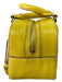 Kate Spade Yellow Grained Leather 2 Handles Zip Close Gold Hardware Pockets Bag Yellow / S