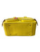 Kate Spade Yellow Grained Leather 2 Handles Zip Close Gold Hardware Pockets Bag Yellow / S