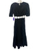 Charlie Holiday Size 4 Black Cotton Gold hardware Waist Cutouts Dress Black / 4