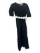 Charlie Holiday Size 4 Black Cotton Gold hardware Waist Cutouts Dress Black / 4
