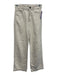 Reformation Jeans Size 24 Ivory White Cotton Denim High Rise Wide Leg Jeans Ivory White / 24