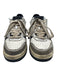 Autry Shoe Size 37 White, Silver, & Navy Blue Leather Laces Low Top Sneakers White, Silver, & Navy Blue / 37