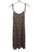 For Love & Lemons Size S White & Multi Viscose Blend Floral Tie Shoulder Dress White & Multi / S