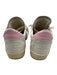 Golden Goose Shoe Size 38 White, Pink & Gold Leather Round Toe Star Sneakers White, Pink & Gold / 38