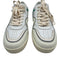 Stuart Weitzman Shoe Size 7.5 White & Green Leather Round Toe Lace Up Sneakers White & Green / 7.5