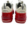 Burberry Shoe Size 37.5 Red & White Rubber Canvas Color & Fabric Block Sneakers Red & White / 37.5