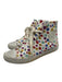 Saint Laurent Shoe Size 39 White, Red & Multi Leather & Canvas Stars Sneakers White, Red & Multi / 39