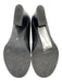 Stuart Weitzman Shoe Size 7.5 Black Leather Round Toe Gold Zipper Ankle Booties Black / 7.5