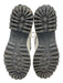 Stuart Weitzman Shoe Size 7.5 White, Black & Gold Leather Round Toe Booties White, Black & Gold / 7.5