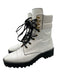 Stuart Weitzman Shoe Size 7.5 White, Black & Gold Leather Round Toe Booties White, Black & Gold / 7.5