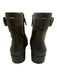 Cole Haan Shoe Size 8 Army Green Leather Coated Buckle Detail Ankle Booties Army Green / 8