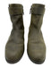 Cole Haan Shoe Size 8 Army Green Leather Coated Buckle Detail Ankle Booties Army Green / 8