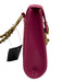 Ralph Lauren Hot pink Leather Gold hardware Egraved Logo Chain Crossbody Bag Hot pink / XS