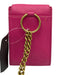 Ralph Lauren Hot pink Leather Gold hardware Egraved Logo Chain Crossbody Bag Hot pink / XS