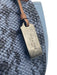 Coach Blue, Yellow & Black Leather Top Handle Snake Flap Detachable Strap Bag Blue, Yellow & Black / Small