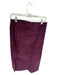 Tibi Size 2 Maroon Corduroy Slit Pencil Skirt Maroon / 2