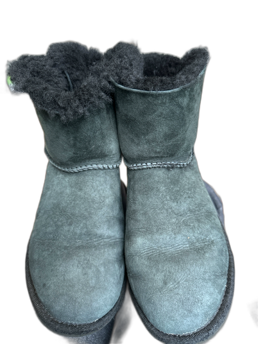 Ugg Shoe Size 8 Black Suede Shearling Lined Boots Black / 8