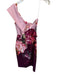 Ted Baker Size 2 Pink Polyester Blend Off Shoulder Floral slit Dress Pink / 2