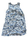 Terzo Millennio Size L Blue & White Linen Sleeveless Floral Dress Blue & White / L