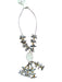 Gray & Purple Pearls Mother of Pearl Leather Accents Necklace Gray & Purple