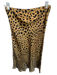 Marianna Hewitt Size M Tan & black Silk Cheetah Maxi Skirt Tan & black / M