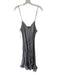 Zara Size L Gray Polyester Spaghetti Strap Maxi Dress Gray / L