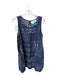 Cynthia Rowley Size M Navy & white Linen Sleeveless Bandana Dress Navy & white / M