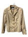 Salvatore Ferragamo Size 46 Beige Cotton Blend Single Breasted Pockets Jacket Beige / 46