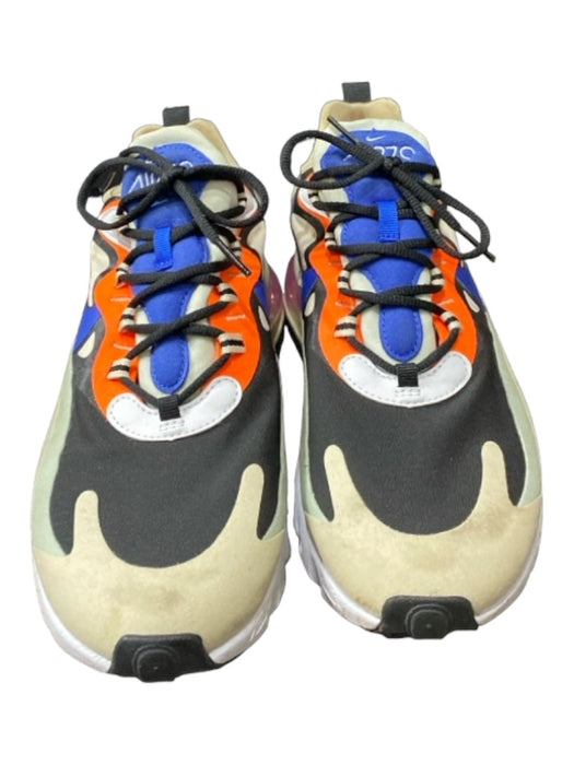 Nike Shoe Size 10 Orange, Blue & Black Lace Up Low Top Round Toe Sneakers Orange, Blue & Black / 10