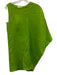 Tish Cox Size XXS Lime Green No Fabric Tag Asymmetrical One Sleeve Mini Dress Lime Green / XXS