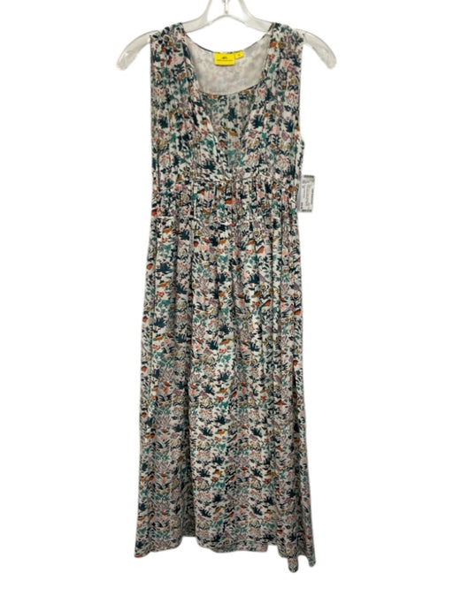 Roberta Roller Rabbit Size XS White, Teal & Orange Missing Fabric Tag Dress White, Teal & Orange / XS