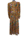Celia B Size S Yellow & Multi Polyester Blend Floral Sequined Dress Yellow & Multi / S