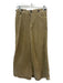 Ralph Lauren Blue Size 2 Khaki Beige Cotton Corduroy Maxi Front Seam Skirt Khaki Beige / 2