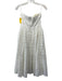 Hunter Bell Size 0 White Linen Strapless Pleated Detail Back Zip Midi Dress White / 0