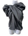 Tish Cox Size XXS Dark Gray No Fabric Tag One Shoulder Off Shoulder Knot Top Dark Gray / XXS