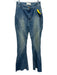 We The Free Size 27 Med Wash Cotton Denim Faded High Rise Zip & Button Jeans Med Wash / 27