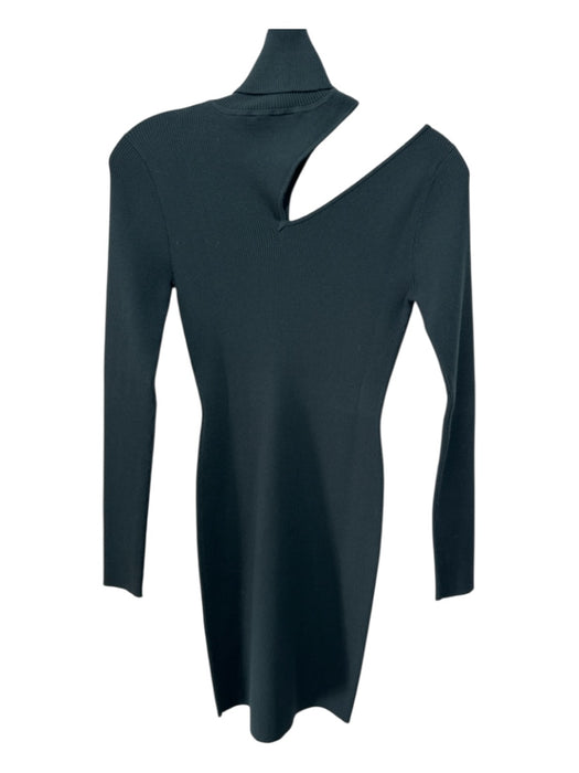 A.L.C. Size S Hunter Green Viscose & Polyester Turtle Neck Long Sleeve Dress Hunter Green / S