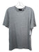 Theory NWT Size M Gray & Navy Print Synthetic Dots T shirt Men's Short Sleeve M