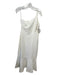 Likely Size 4 Cream Polyester & Rayon Cutout Asymetrical Midi Dress Cream / 4